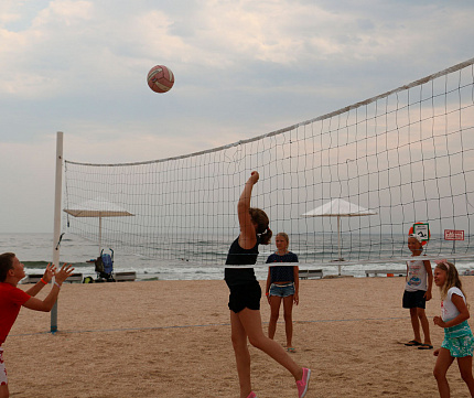 Игры в волейбол на пляже